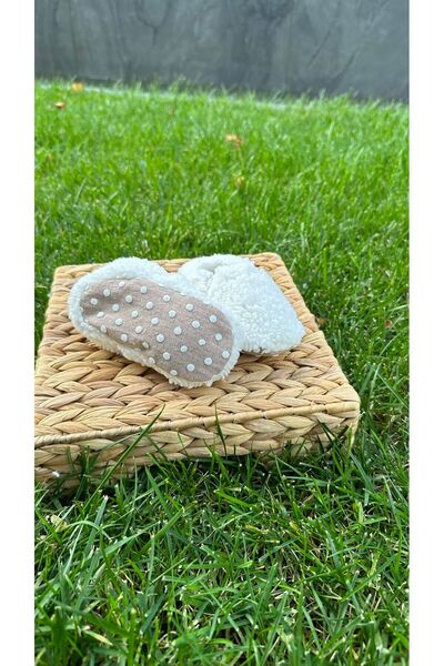 BabyDia Lamb Fabric Non-Slip Sole Short Booties