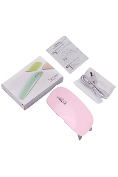 SUN Mini UV Lamp, Sun, 15x8x3cm, Pink
