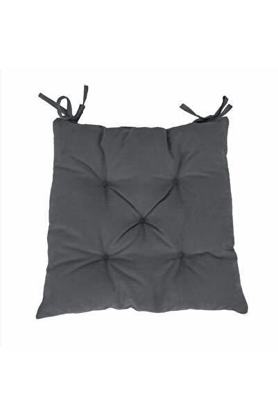 Hazan Perna scaun 69, poliester + fibra poliester siliconizata, gri, 40 x 40 cm