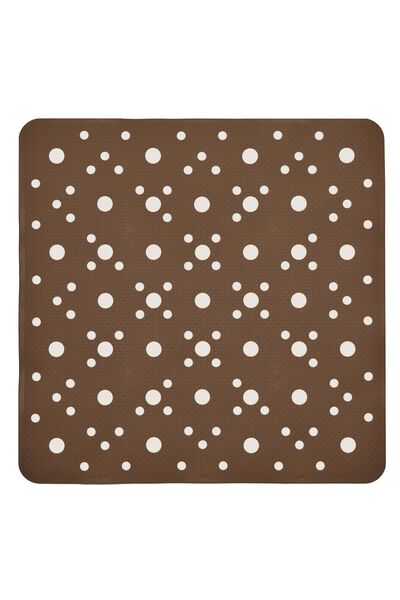 SANIPLAST Covoras baie Autobuz 4 FPA 279081, antiderapant, maro, 52 x 52 cm