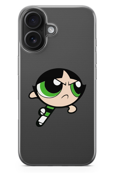 moonset Iphone 17 Uyumlu Buttercup Tasarımlı Baskılı Şeffaf Telefon Kılıfı