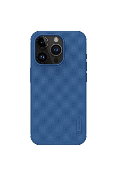 Nillkin Carcasă Frosted Shield Pro compatibilă cu iPhone 15 Pro, albastră