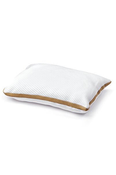Meltem Textil Pillow for sleeping Natur Therm, microfiber + siliconized down, white + brown, 50 x 70 cm