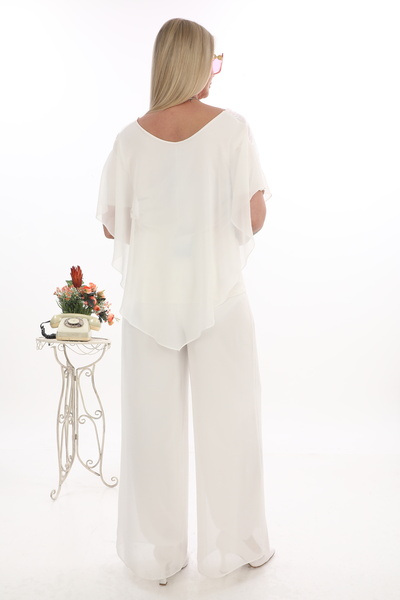 Javelin Collection This Is the Season's Fashion Wide-Leg Chiffon Pants