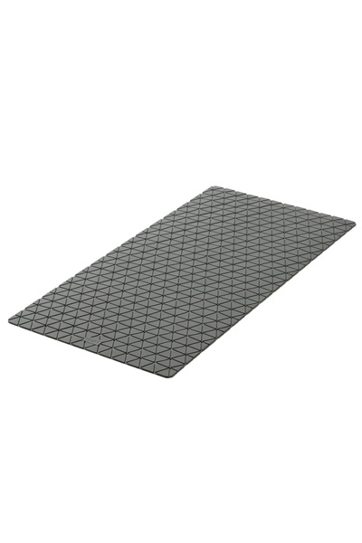 Tatay Постелка за баня S 5513106, Неплъзгащ се, Модел Диамант, Сива, 36 x 72 см