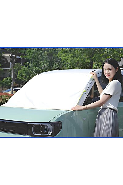 AutoFamily AUTO FAMILY All-Weather Car Windshield, Sun Shade Cover – (L - (165 X 95 L))
