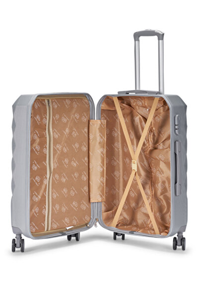 LİMRA Limra 6-piece luggage set with wheels, solid and strong design, made of ABS material, color