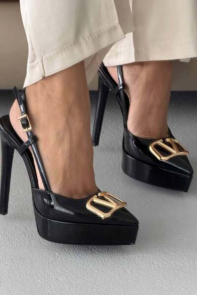 AYAKKABI PRENSİ Lena V Детальний ЧОРНИЙ РУГАН