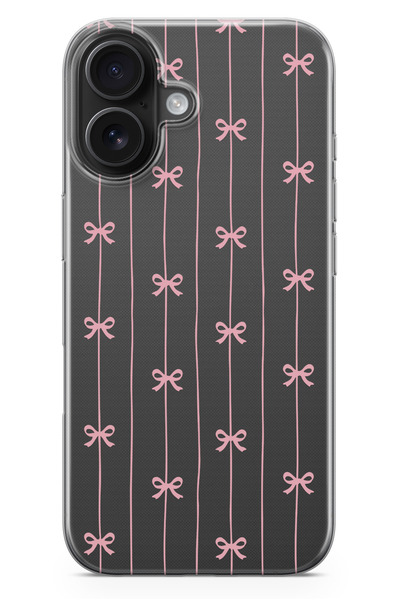 moonset Iphone 17 Uyumlu Fiyonklar Tasarımlı Baskılı Şeffaf Telefon Kılıfı