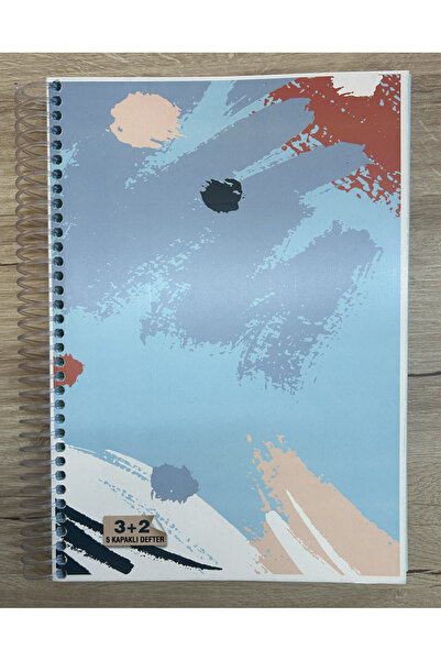 pardayanlar 5 kapaklı Defter A4 3 Kareli 2 Çizgili