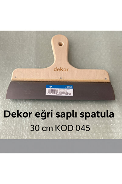 Muhtelif DEKOR EĞRİ SAPLI SPATULA 30 CM KOD 047