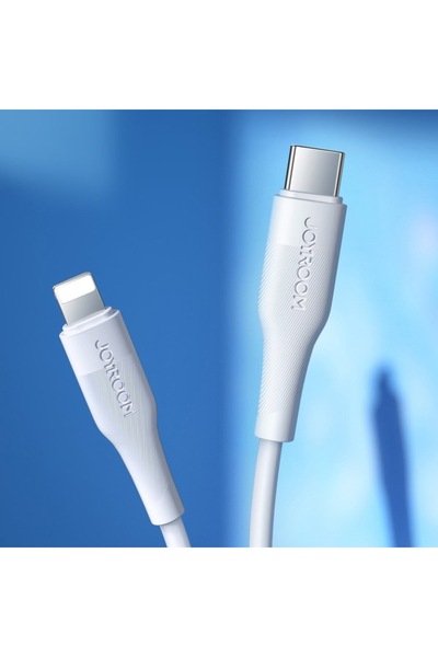 Joyroom Cablu USB/Lightning cu încărcare rapidă pentru iPhone, 20W, 1,2m, alb