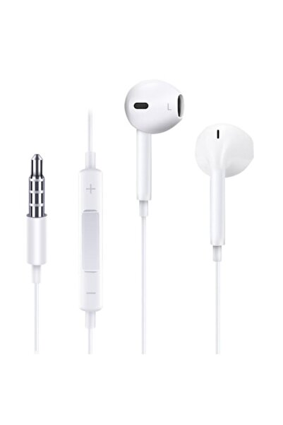 Joyroom Căști cu fir JR-EP1, 3,5 mm, albe