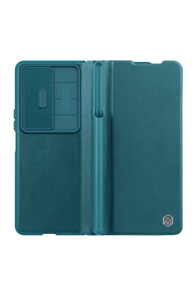 Nillkin Carcasă pentru Galaxy Z Fold5, protecție cameră, TPU, verde