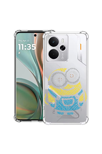 bestcase Carcasă antișoc pentru Realme 14 5G, Calligraphy Minion, 2052023 AS ...