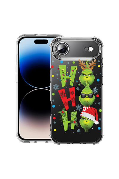 bestcase Удароустойчив калъф за Apple iPhone 17 Air, Grinches - Ho Ho Ho, 205...