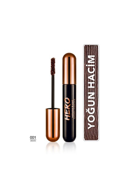 Flormar Hero Volume&Curl Brown Maskara