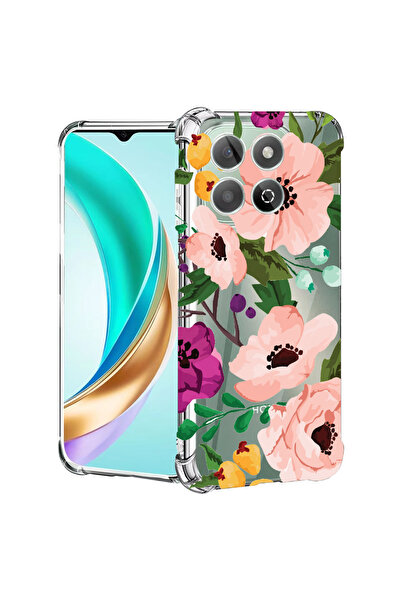 bestcase Carcasă antișoc pentru Honor X7c / 200 Smart, flori pastelate, 20745...