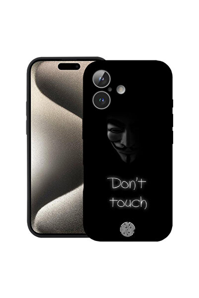 bestcase Carcasă premium din silicon pentru Apple iPhone 17, Nu-mi atinge tel...