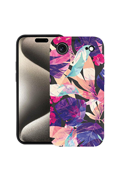 bestcase Carcasă premium din silicon pentru Apple iPhone 17 Air, Flori tropic...
