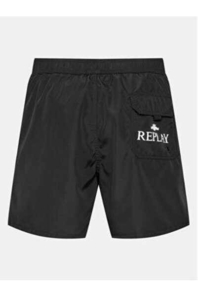 Replay Ανδρικό σορτς μαγιό LM1119.000.82972 Μαύρο
