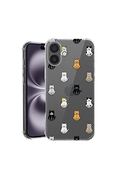 bestcase Carcasă antișoc pentru Apple iPhone 17, model pisică, 2052024 AS 1027