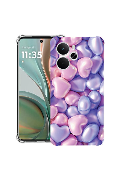 bestcase Carcasă antișoc pentru Poco M7 Pro 5G, cu design inimioare colorate, 2099994 AS 1146