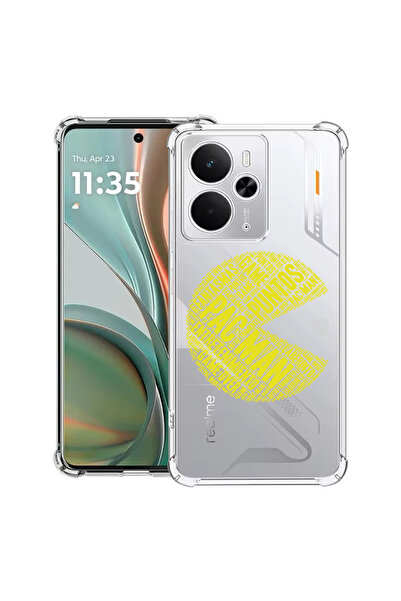 bestcase Carcasă antișoc pentru Poco M7 Pro 5G, cu design caligrafic PacMan, 2099994 AS 1540