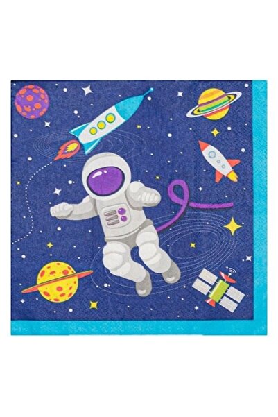 ANTBRO Party Napkins with 2 Layers Space Design ® – 33x33 cm, Set of 12