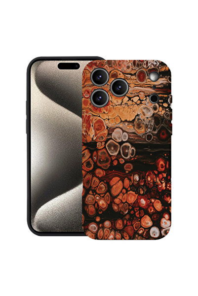 bestcase Carcasă premium din silicon pentru Apple iPhone 17 Pro, model lemn, ...