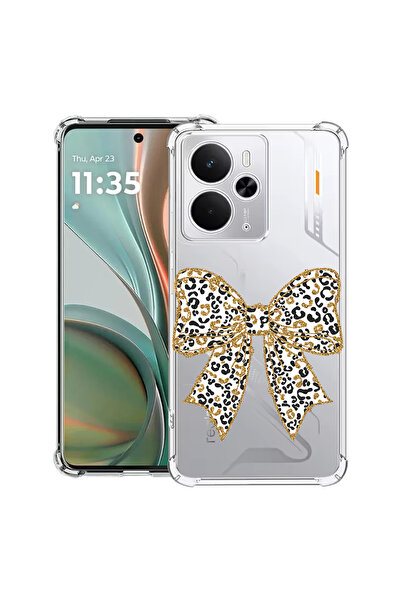 bestcase Удароустойчив калъф за Realme 14 5G, леопардова панделка, 2052023 AS...