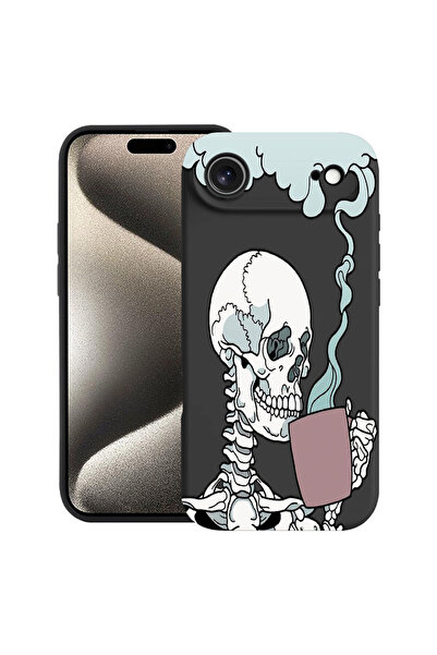 bestcase Силиконов калъф Premium за Apple iPhone 17 Air, Череп, 2052068 PB 252