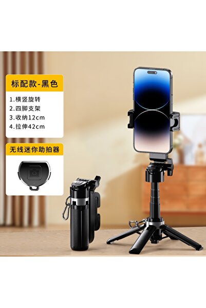 HooToo HT-MH232 Mini Portable Selfie Stick with Wireless Remote and 42cm Tripod