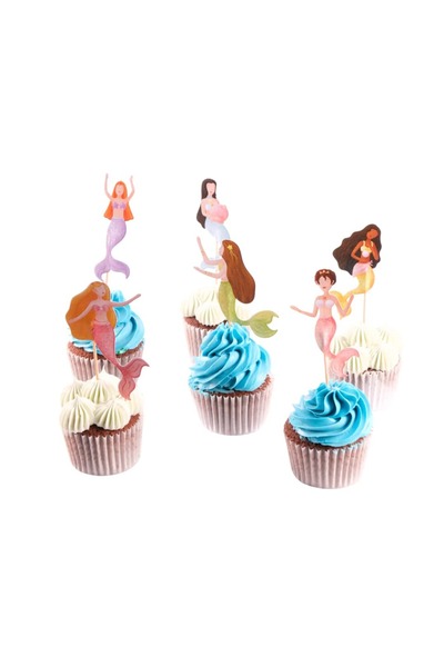 Deniz Kızı Cupcake - Mermaid Cupcake