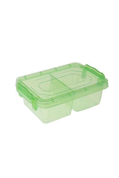 Mara Compartments food container, Mara, plastic, rectangular, green, 0.5 L