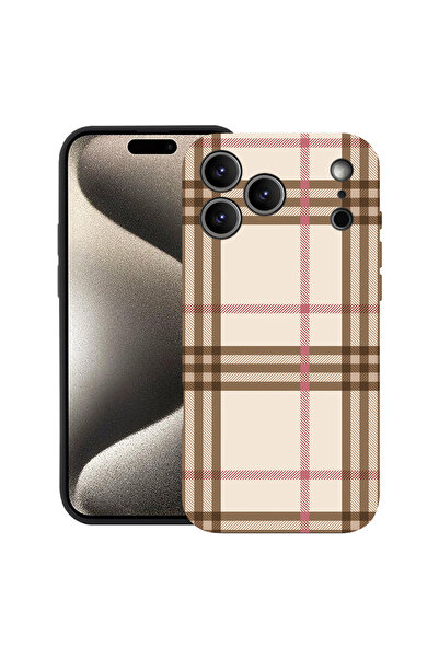bestcase Θήκη σιλικόνης Premium για Apple iPhone 17 Pro, καρό, 2052066 PB 903