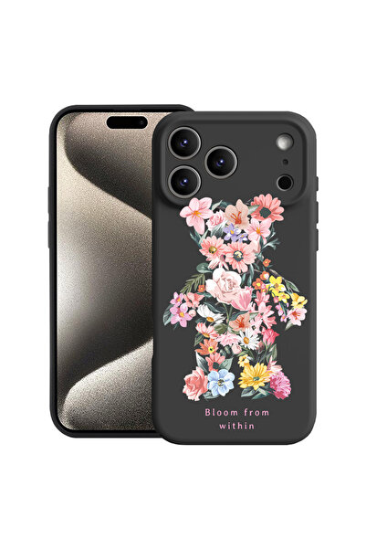 bestcase Θήκη σιλικόνης Premium για Apple iPhone 17 Pro Max, Αρκουδάκι Bloom ...