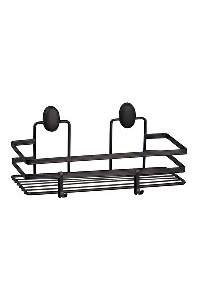 Okyanus Home Raft de baie din oțel DLS-749, montare pe perete, negru, 1 raft,...