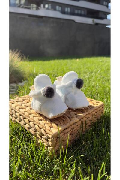 BabyDia Ultrasoft Fabric Non-Slip Sole Booties