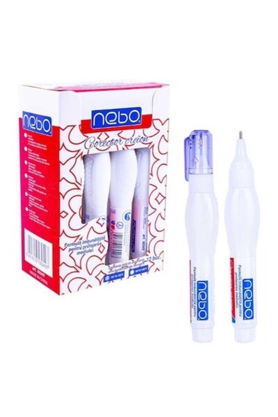 NEBO Set de creioane corectoare Nebo, 12 bucati, 7 ml, culoare violet
