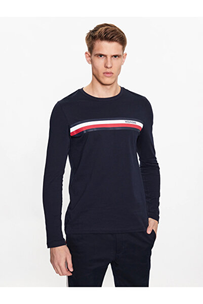 Tommy Hilfiger Monotype Chest Stripe Longsleeve Slim Fit