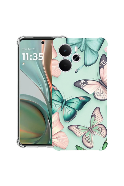 bestcase Carcasă antișoc pentru Poco M7 Pro 5G, cu design cu model fluture, 2...