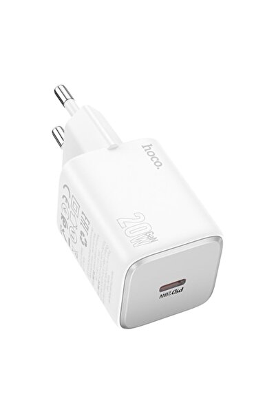 Hoco Încărcător N40 Mighty USB-C 20W (alb)