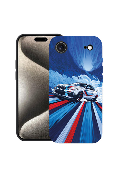 bestcase Husă premium din silicon pentru Apple iPhone 17 Air, BMW 3 E46, 2052...