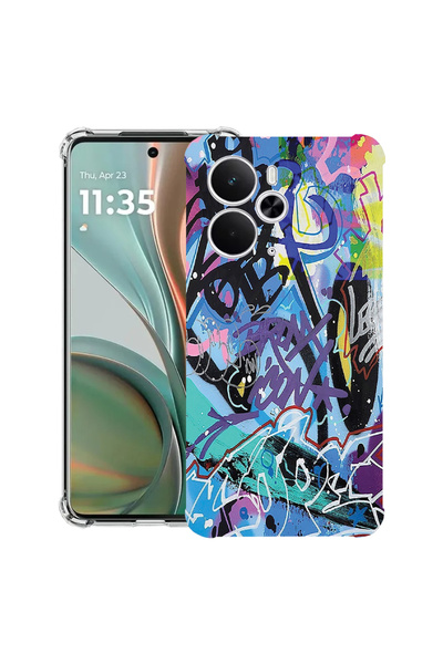 bestcase Carcasă antișoc pentru Realme 14 5G, Graffiti, 2052023 AS 1184