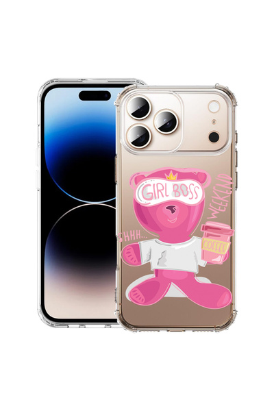 bestcase Αντικραδασμική θήκη για Apple iPhone 17 Pro, Αρκουδάκι - Gril Boss, ...