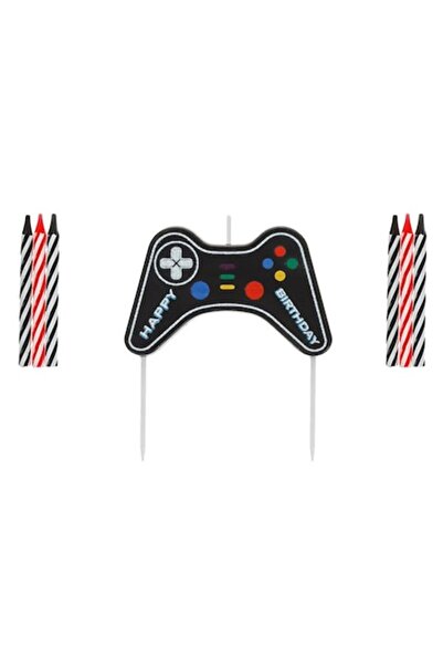 ANTBRO Set Antbro® cu 7 luminari cu tema Control Gaming & mesaj Happy Birthday
