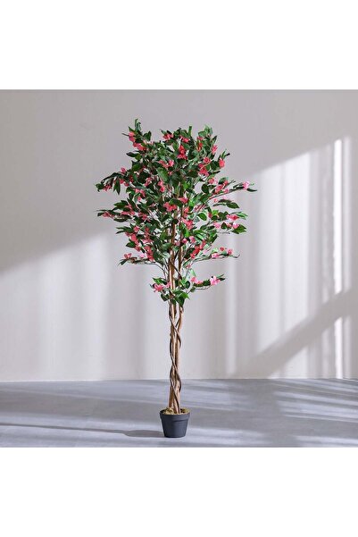 Danube Home نبات الجهنمية الاصطناعي بطول 160 سم - زهرة صناعية زاهية للديكور ا...