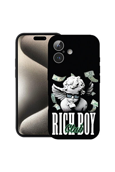 bestcase Carcasă premium din silicon pentru Apple iPhone 17, Rich Boy Club, 2...