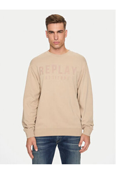Replay Ανδρικό Φούτερ M6975 .000.21842 Μπεζ